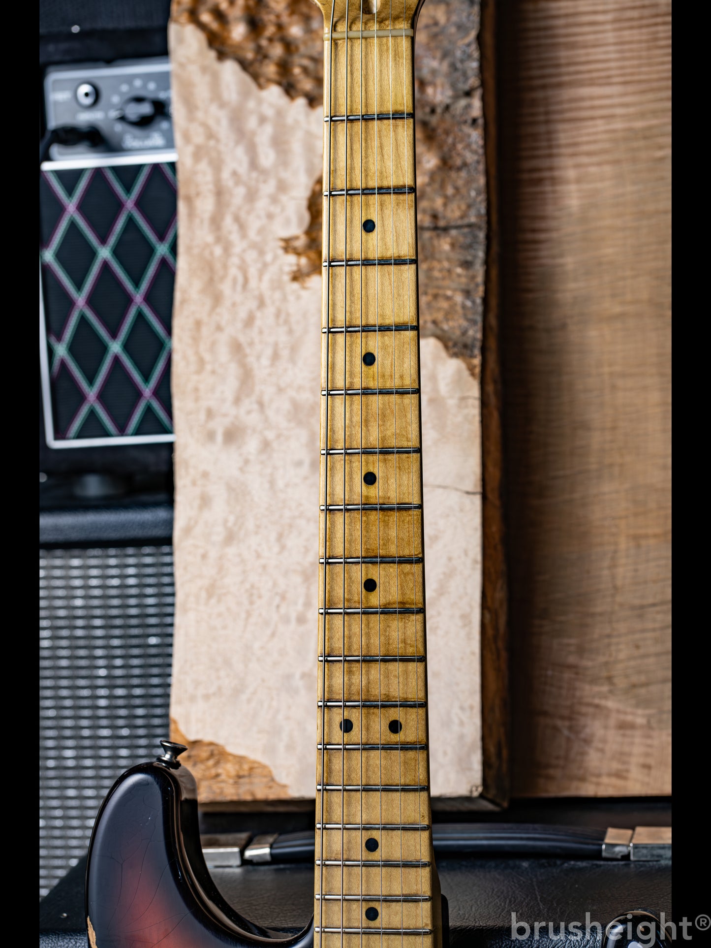 Hsiu Guitar Workshop Type S Midium Aging 3 ToneSunburst Lollar Pickups #002