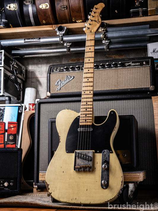Hsiu Guitar Workshop Type T “Light-Med Aging" Butter Scotch Blonde #012