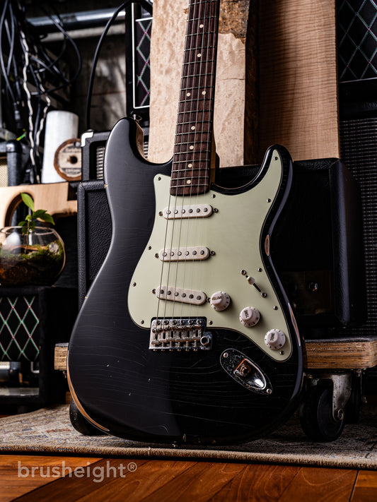 Hsiu Guitar Workshop Type S “Light Aging" Black #003