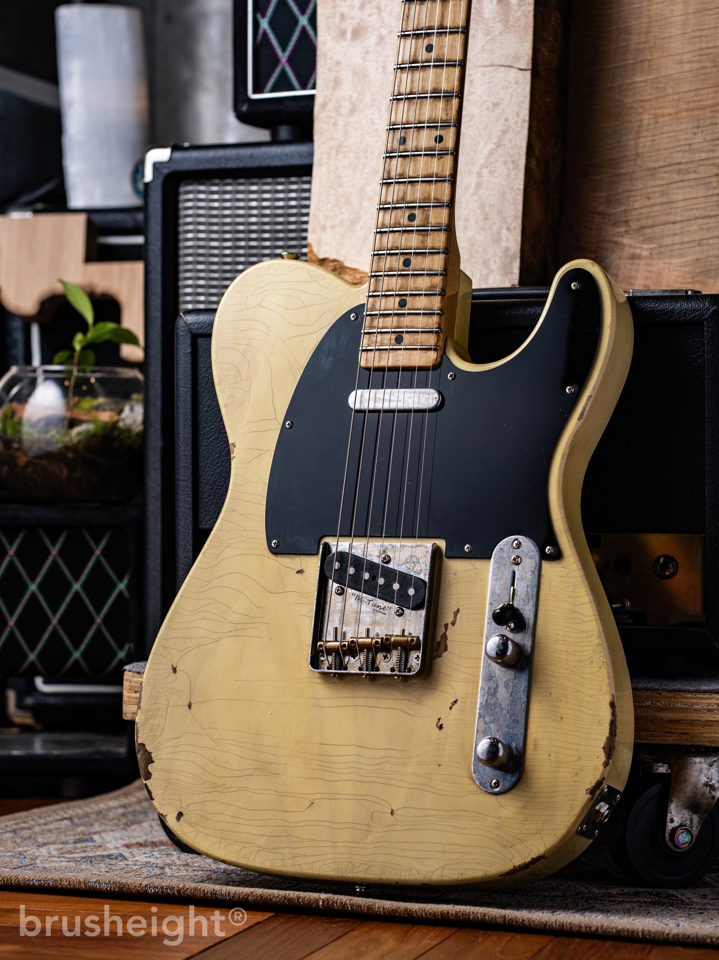 Hsiu Guitar Workshop Type T “Light Aging" Butter Scotch Blonde #004