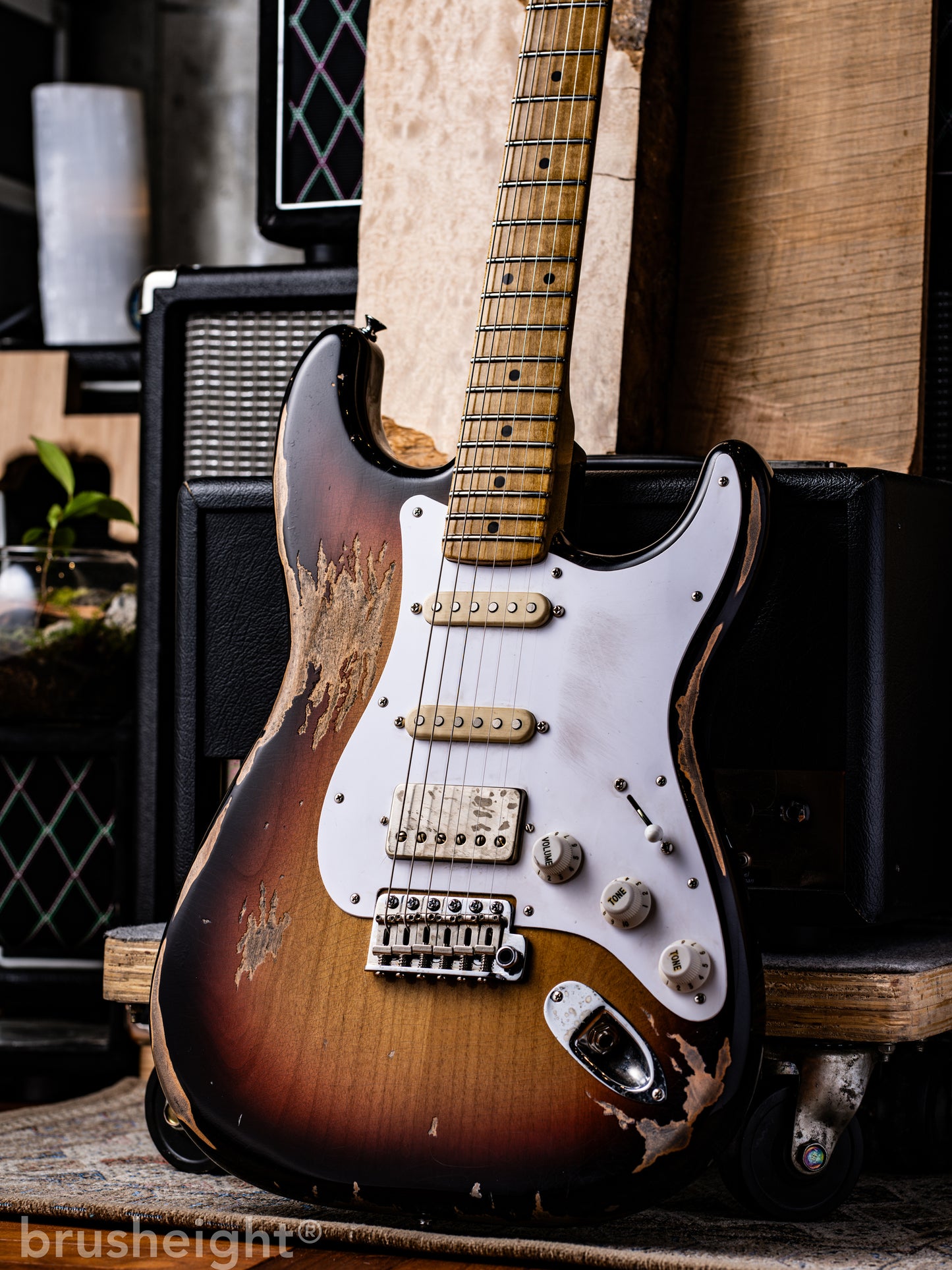 Hsiu Guitar Workshop Type S “Midium Aging" Sunburst #008