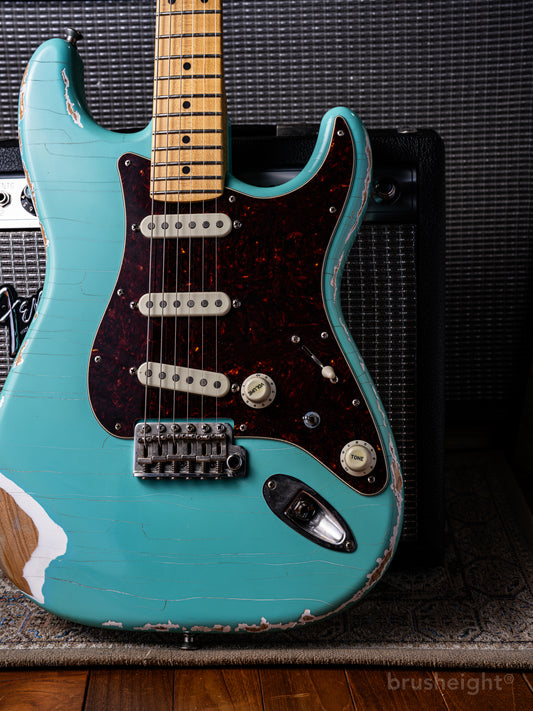 Hsiu Guitar Workshop Type S SSS “Seafoam Green” #018