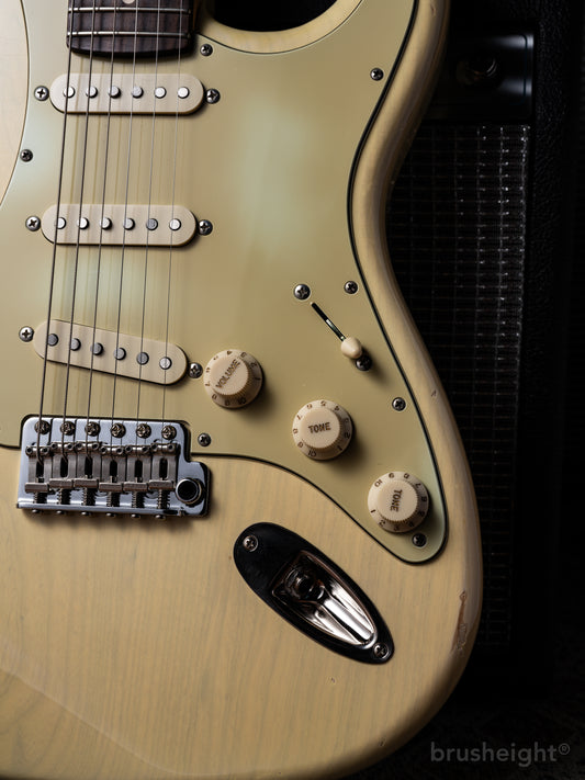 J.W. Black Guitars USA JWB-S Ash 1 Piece Body “Blonde” JWB-484 2021’s