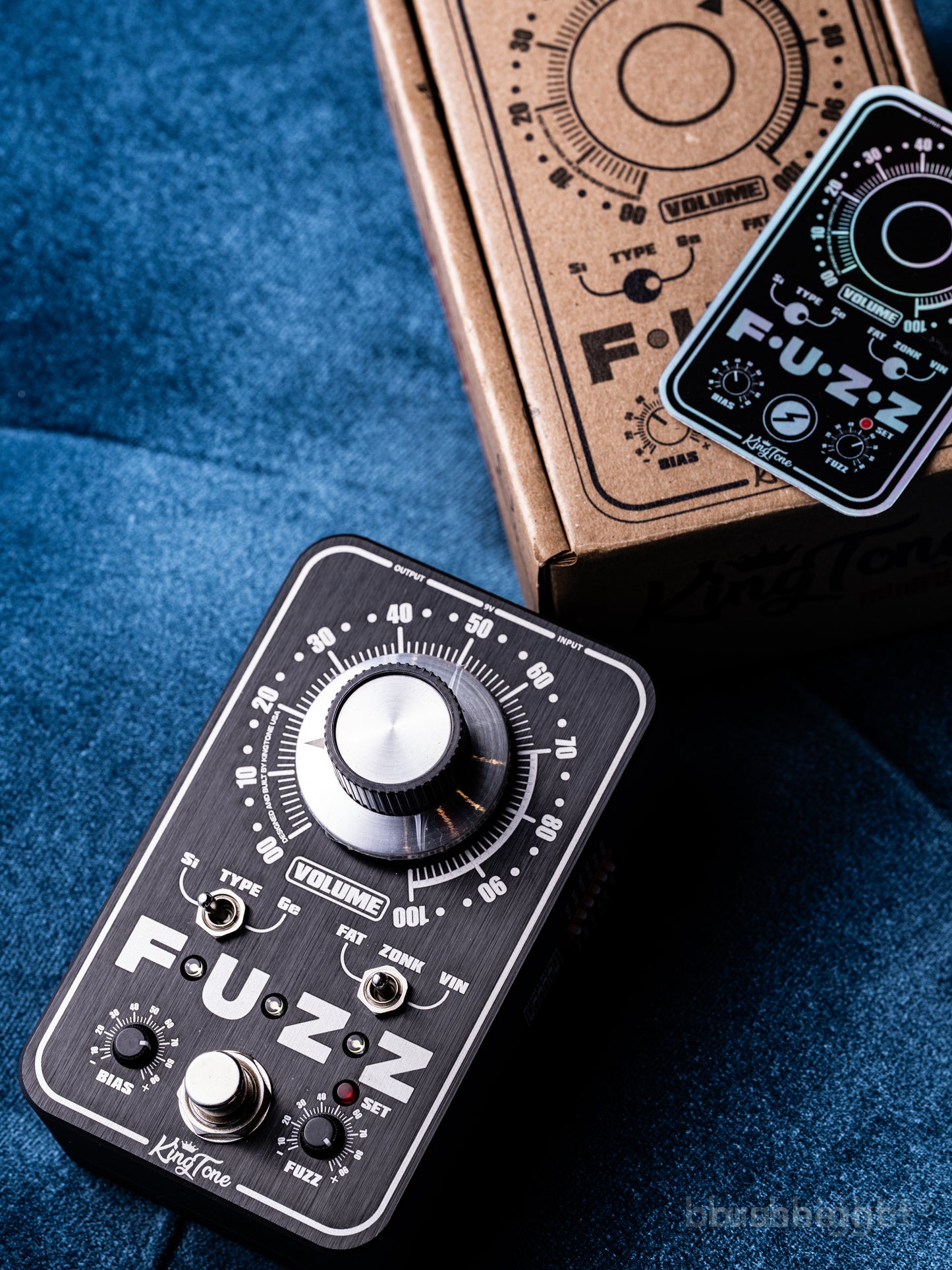 King Tone miniFUZZ V2 Black