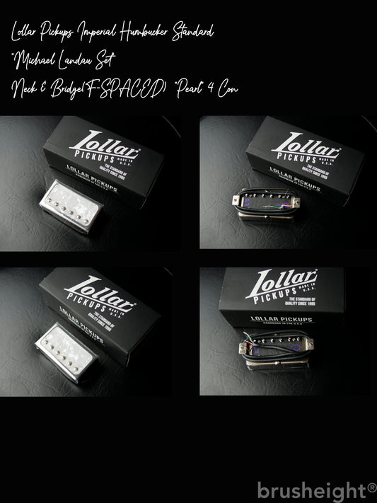 Lollar Pickups Imperial Humbucker Standard “Michael Landau Set” Neck & Bridge(F-SPACED) “Pearl” 4 Con