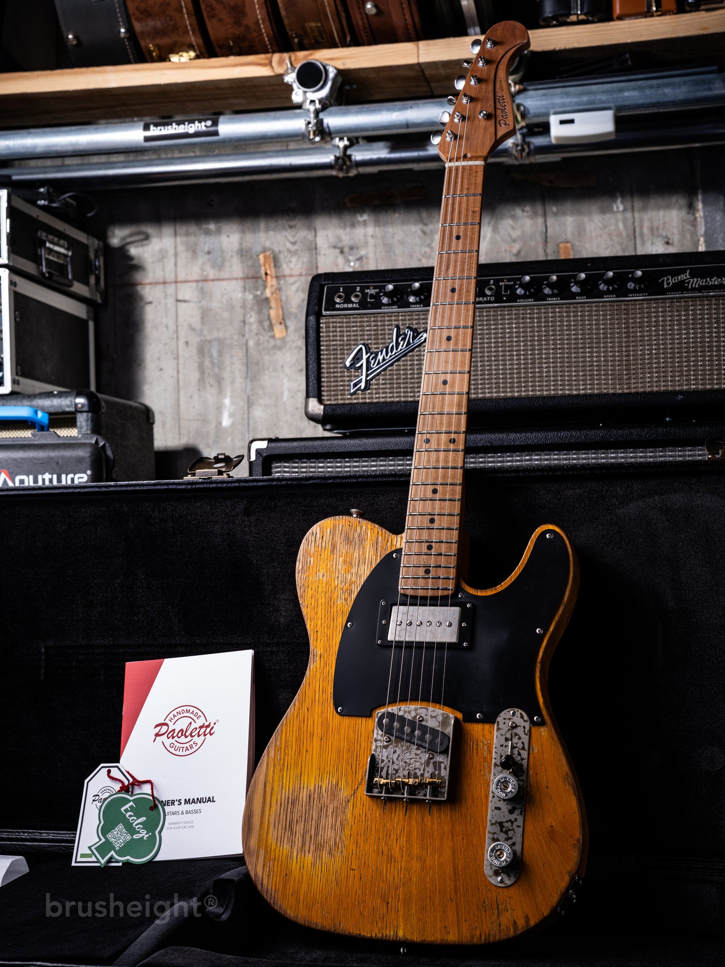 Paoletti Guitars Nancy Loft SP90 - 131 Butterscotch - Terry Reid Limited Edition