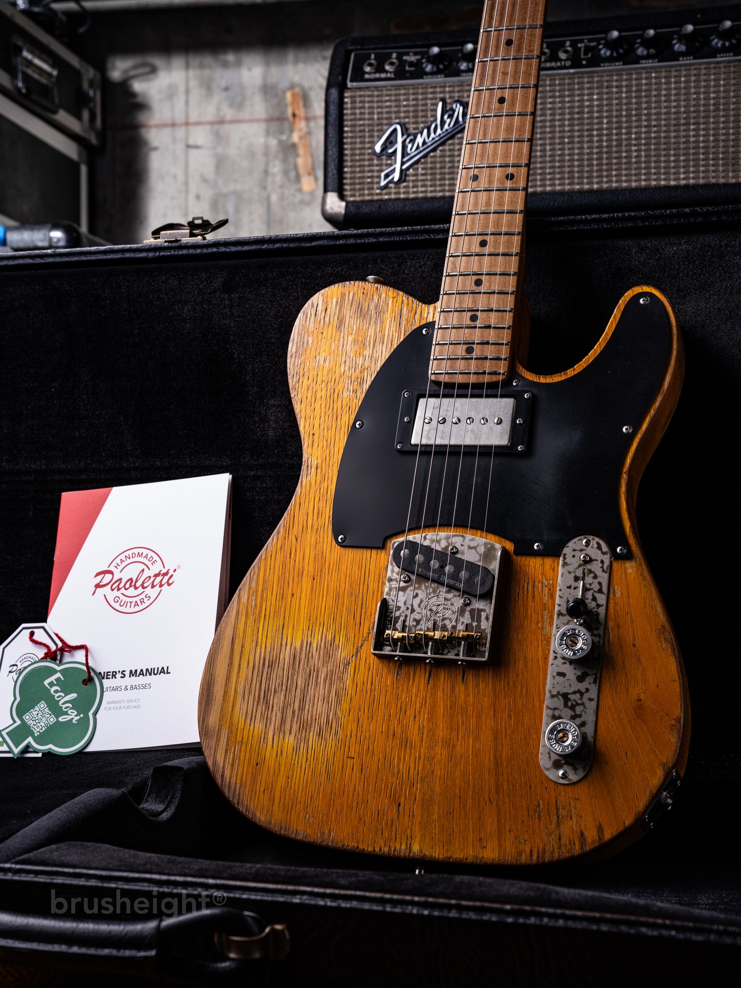 Paoletti Guitars Nancy Loft SP90 - 131 Butterscotch - Terry Reid Limited Edition