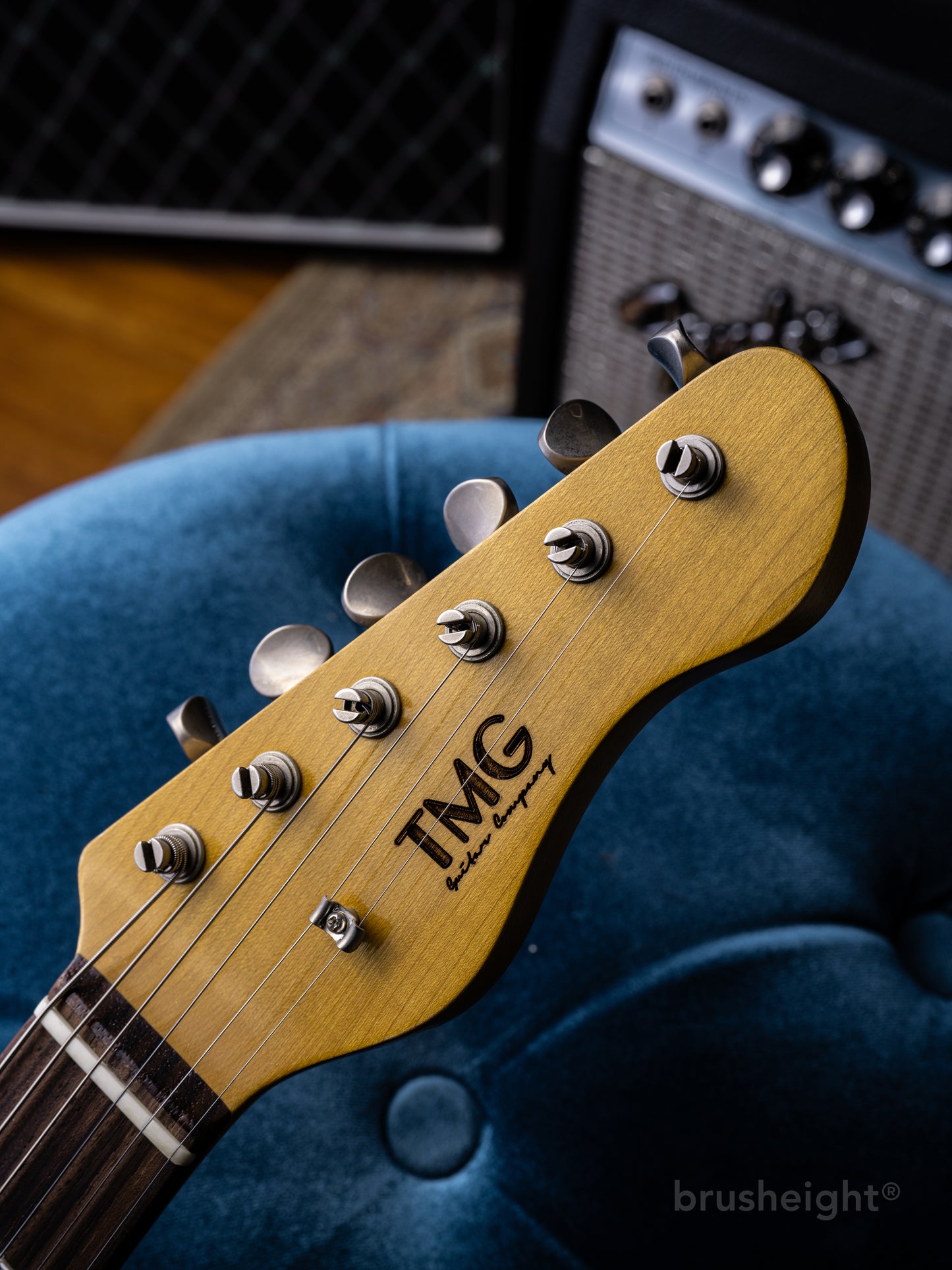 TMG Guitar Co. Dover SSS “Fiesta Red” Soft Aged & Midium Checking