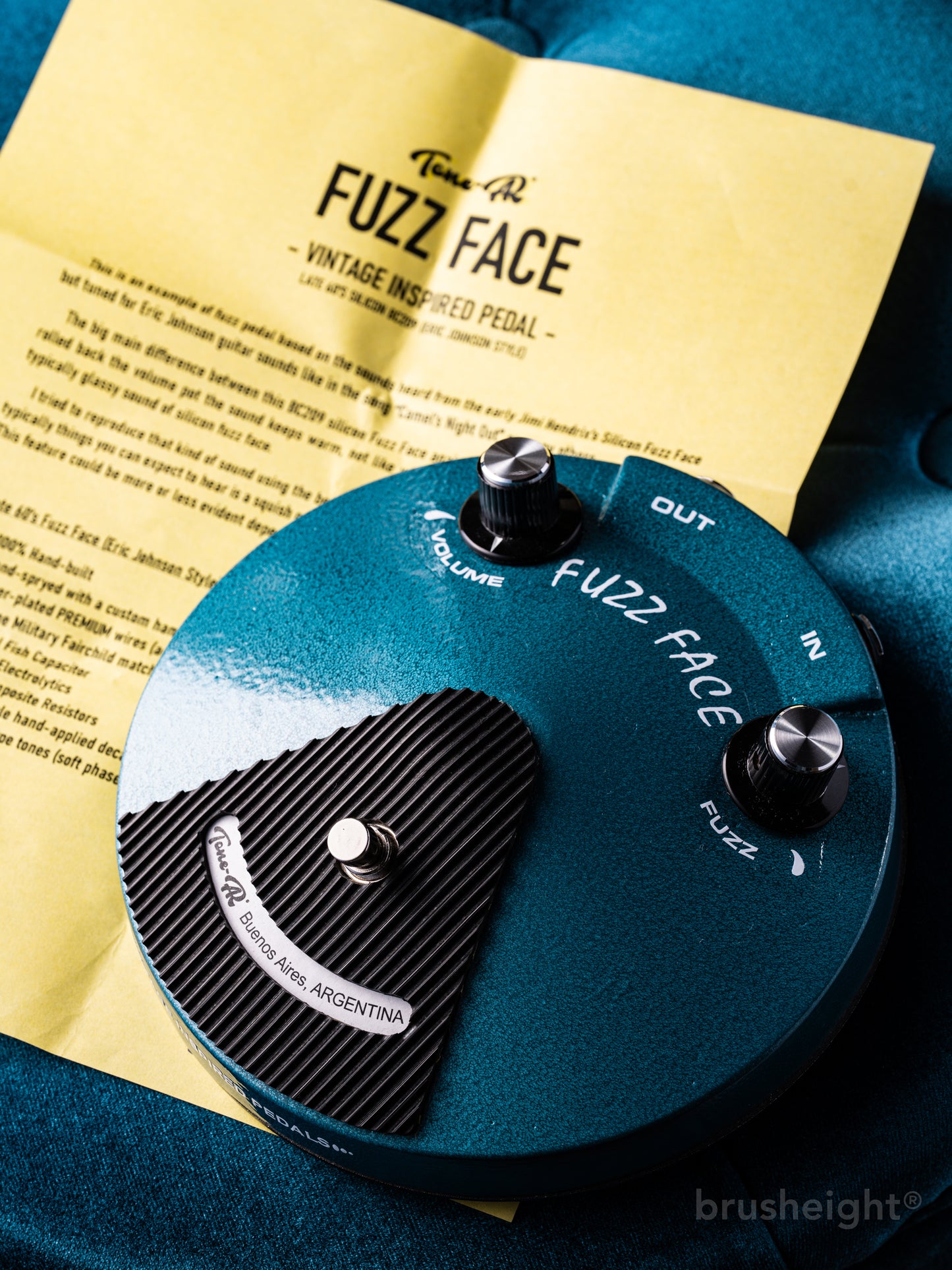 Tone-AR Fuzz Face -Vintage Inspired Pedal- Late 60’s Silicon BC209 (Eric Johnson Style)