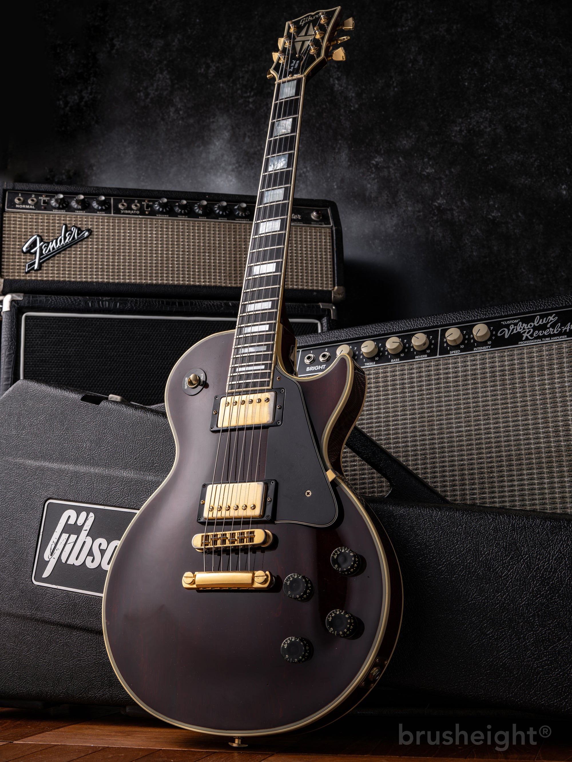 Gibson Les Paul Custom 1982 Wine Red All Original – brusheight