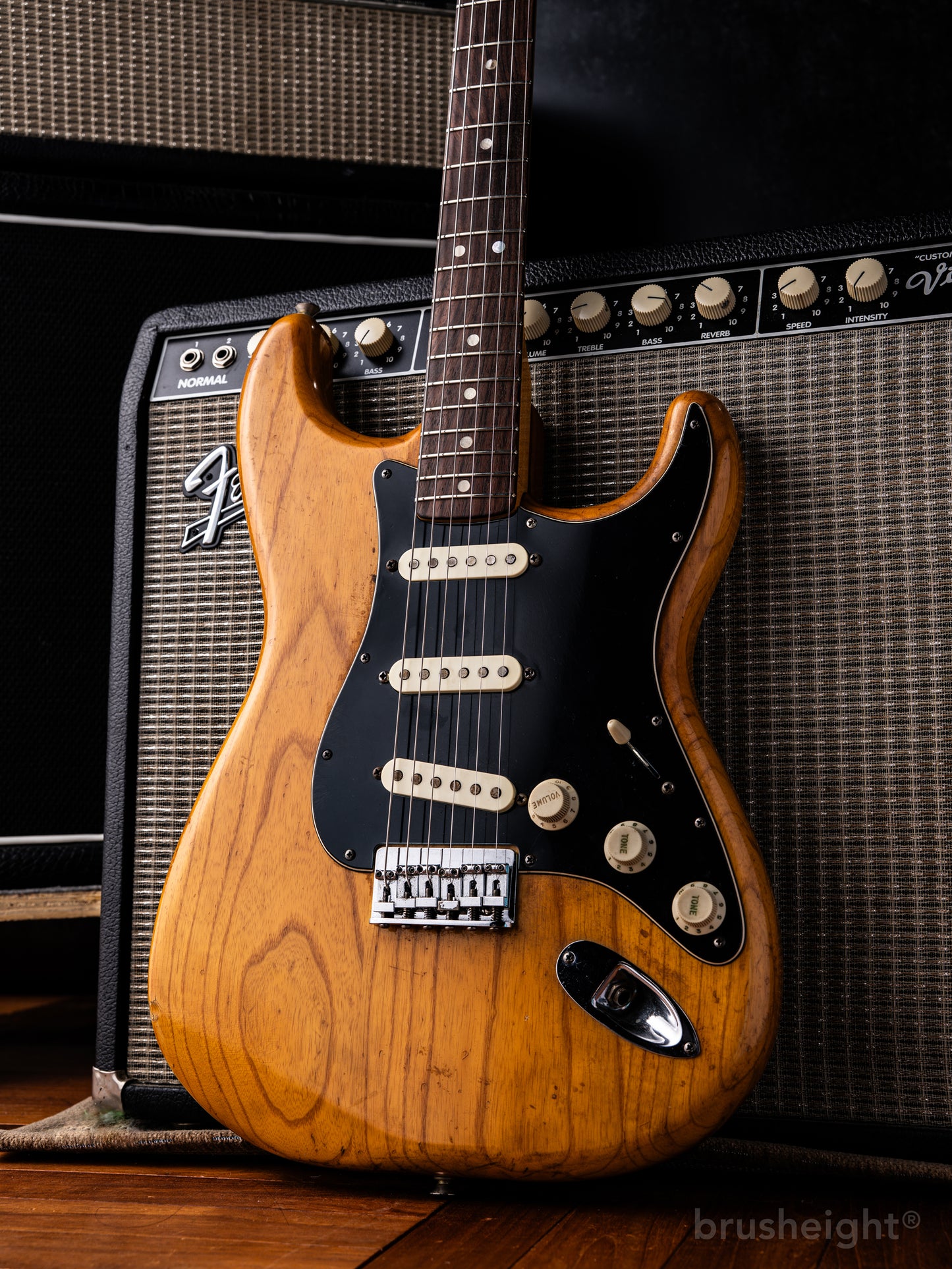 Fender Stratocaster Hardtail Natural Rosewood 1975’s SuperLightweight 3.3kg