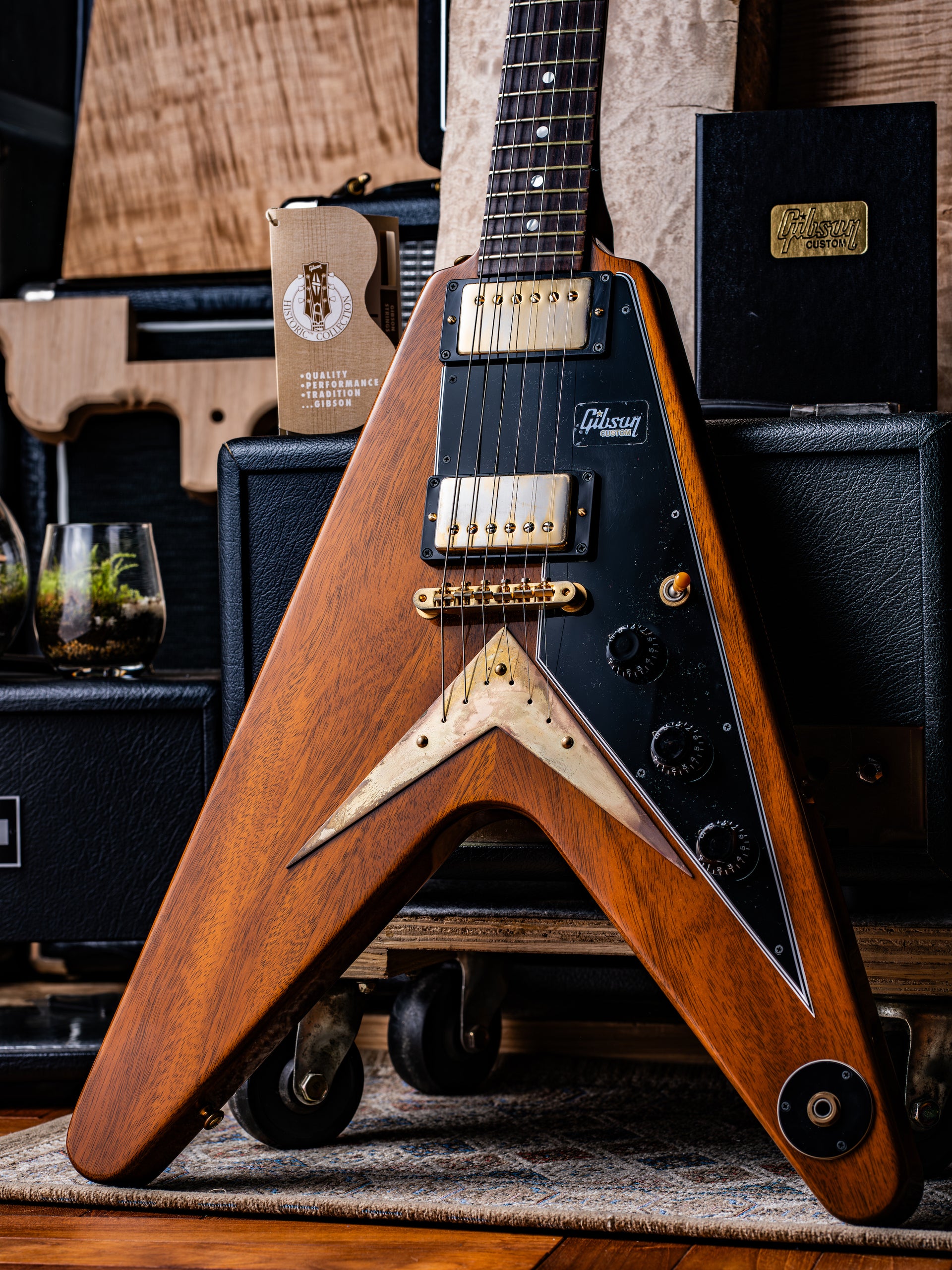 Gibson Custom Shop 1959 Flying V Mahogany Vintage Gloss Heavy 