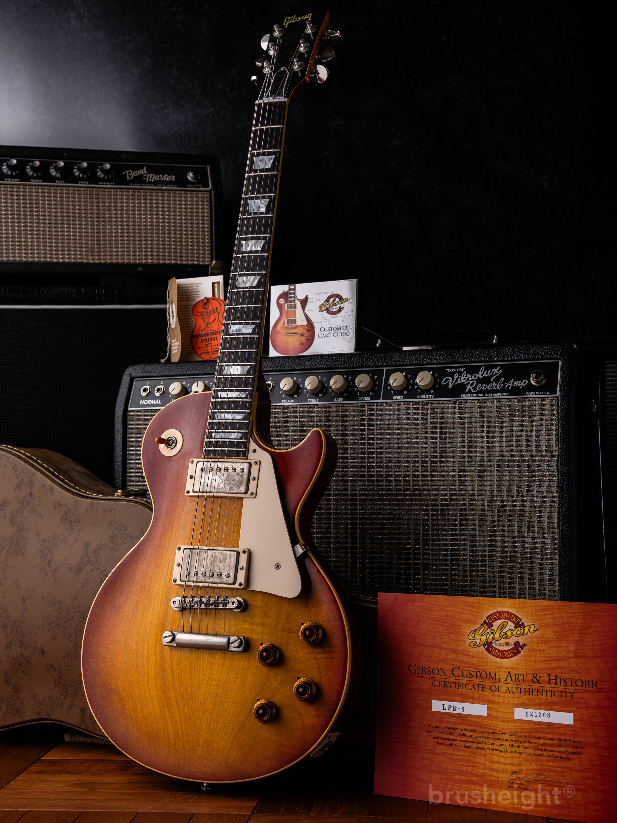 Gibson Custom Shop 1958 Les Paul Reissue（LPR-8） Plain Top 2002’s