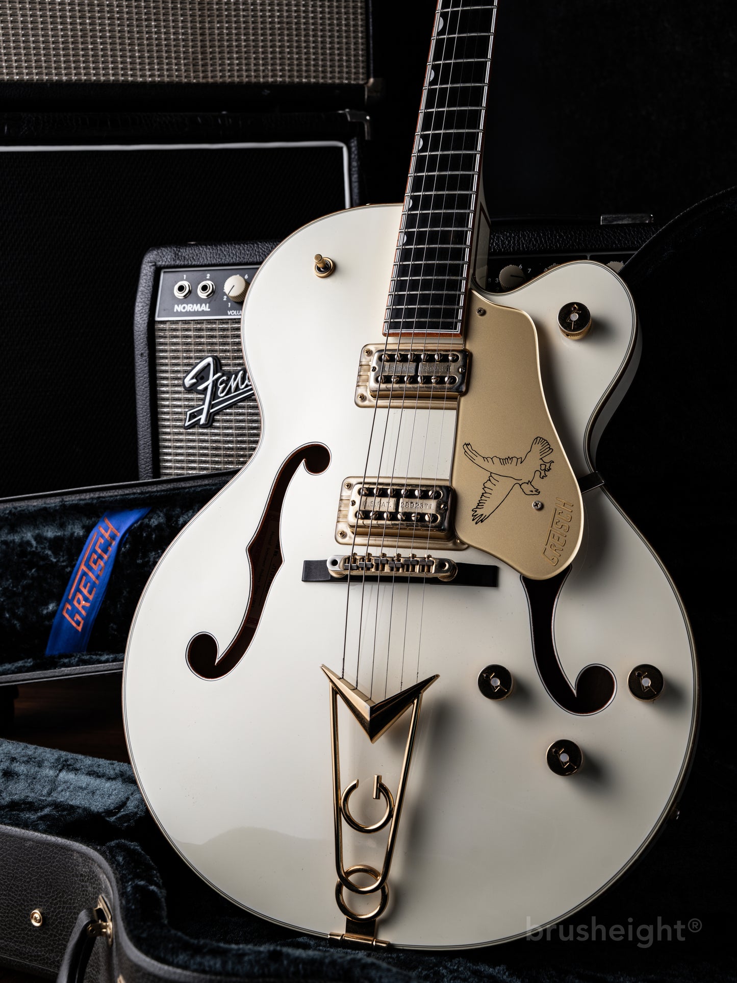 Gretsch G6139CB White Falcon Center Block Single Cutaway