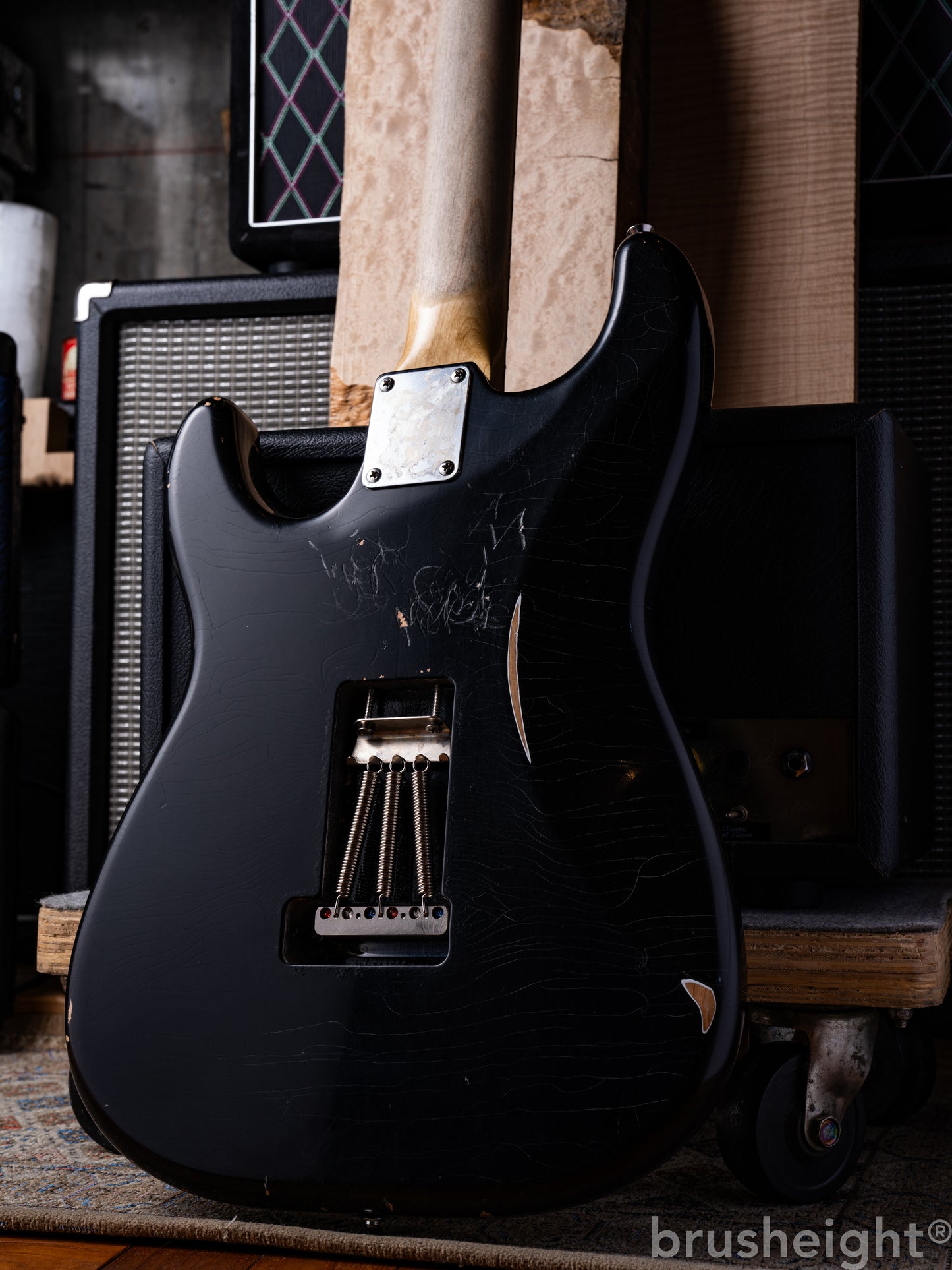 Hsiu Guitar Workshop Type S “Light Aging" Black #009