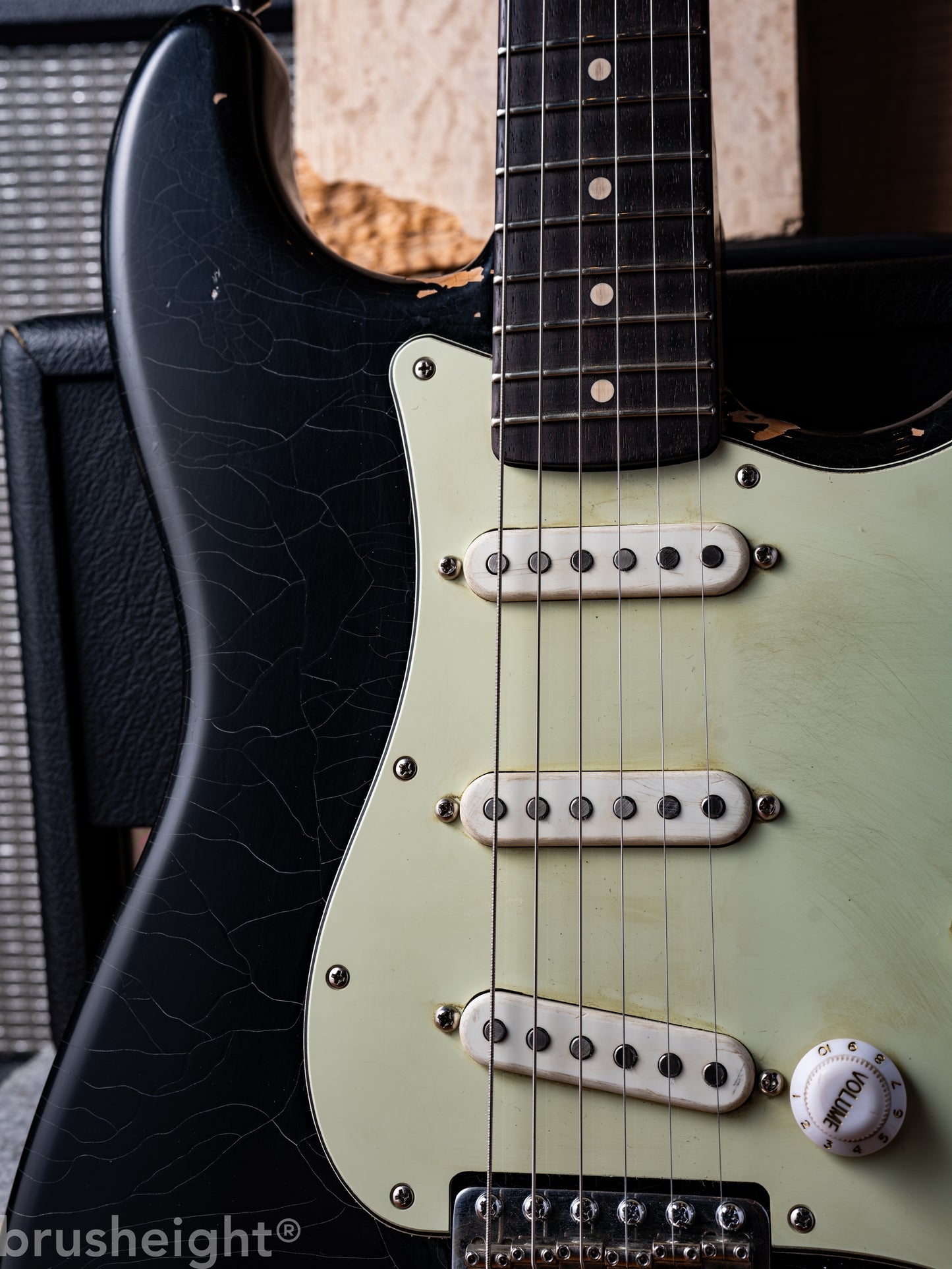 Hsiu Guitar Workshop Type S “Light Aging" Black #009