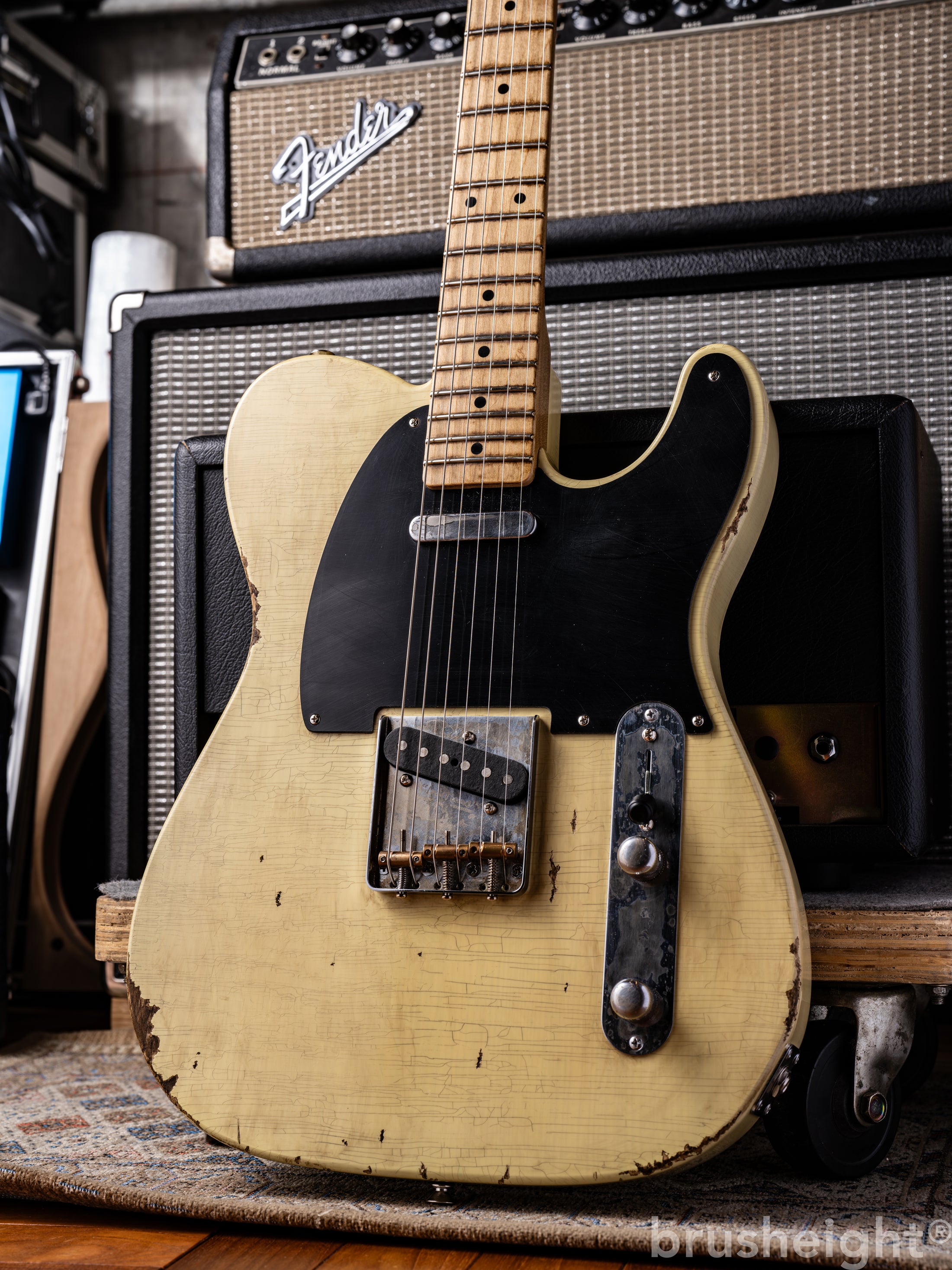 Hsiu Guitar Workshop Type T “Light-Med Aging" Butter Scotch Blonde #012