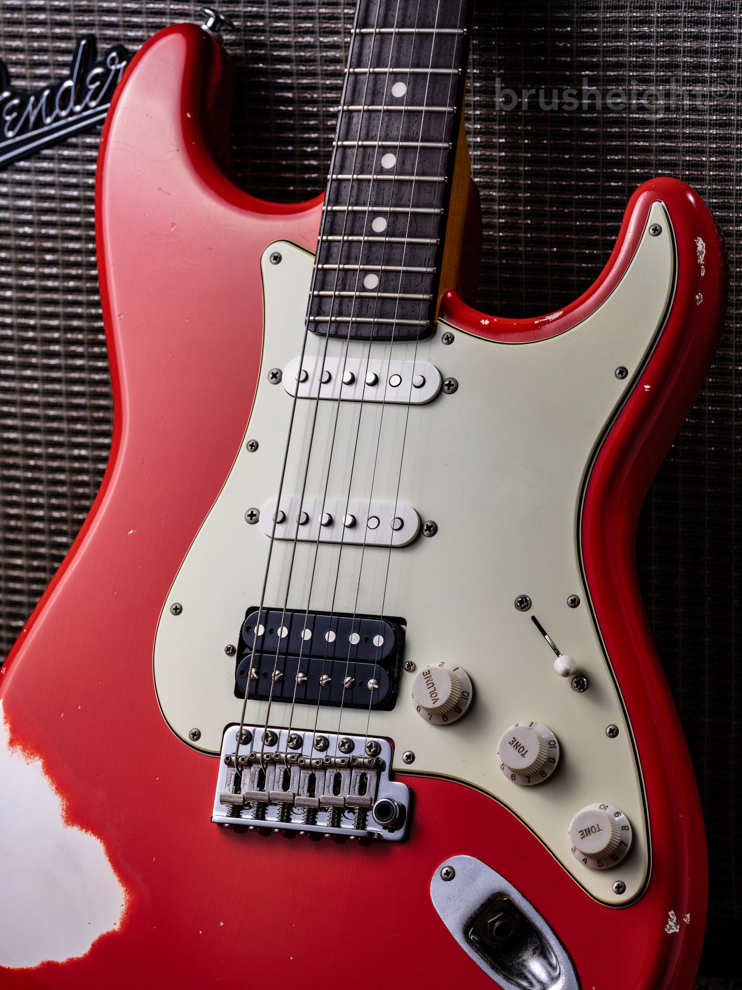 Aging Label Sigma SSH “FIesta Red” Lollar Pickups #008