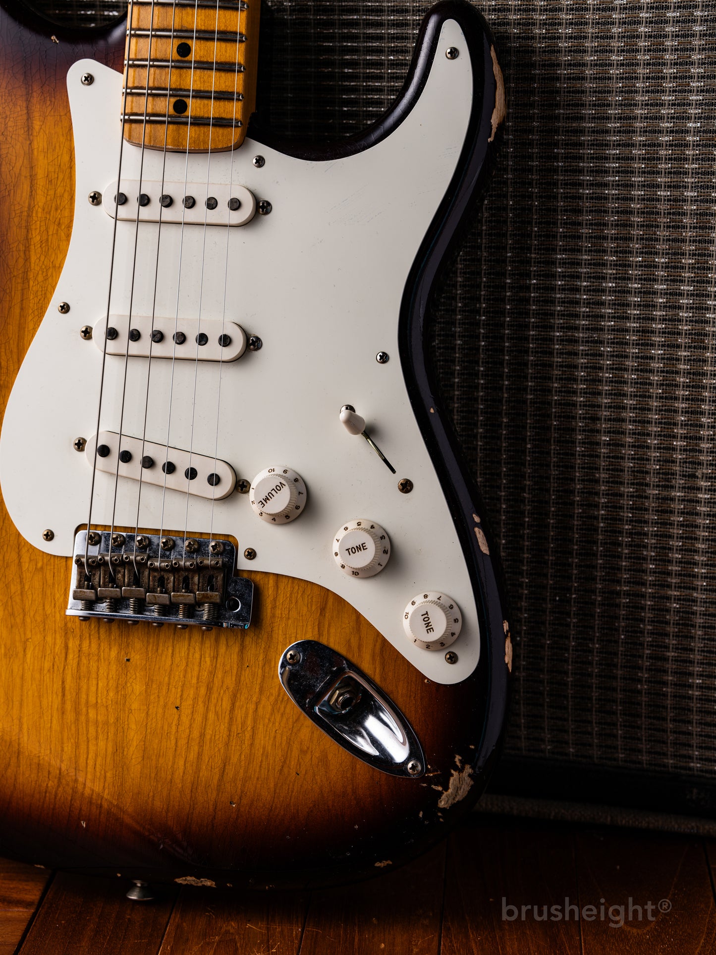 Fender Custom Shop 1955 Stratocaster Relic “2 Tone Sunburst” 55 Hand Wound Pickup 2023’s