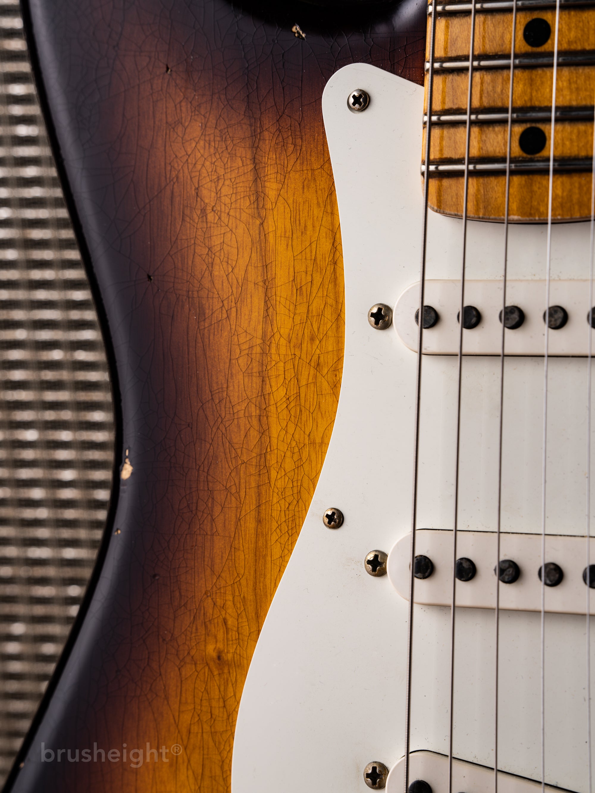 Fender Custom Shop 1955 Stratocaster Relic “2 Tone Sunburst” 55