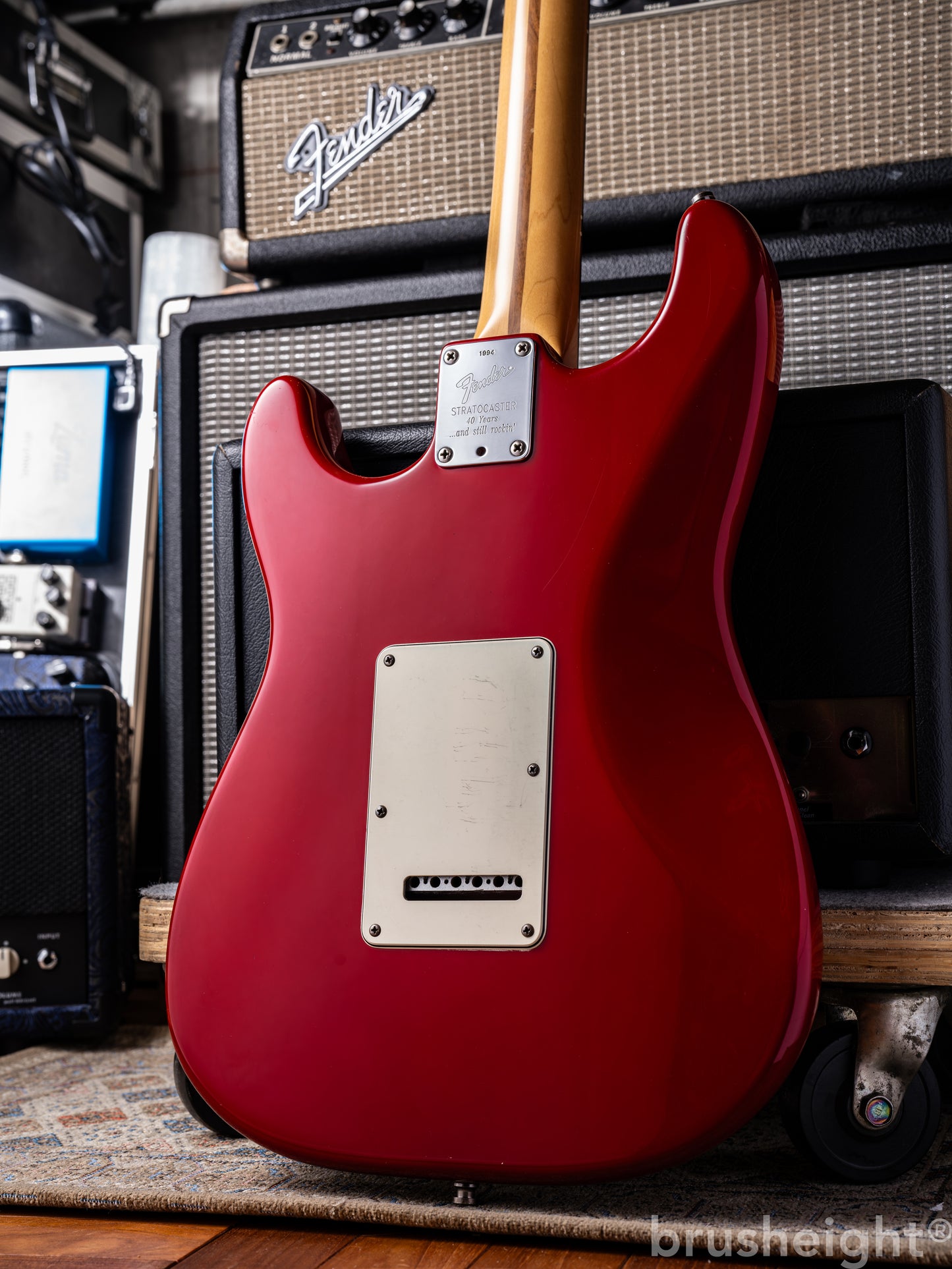 Fender USA American Standard 40th Anniversary  Stratocaster “Lipstick Red” 1994’s