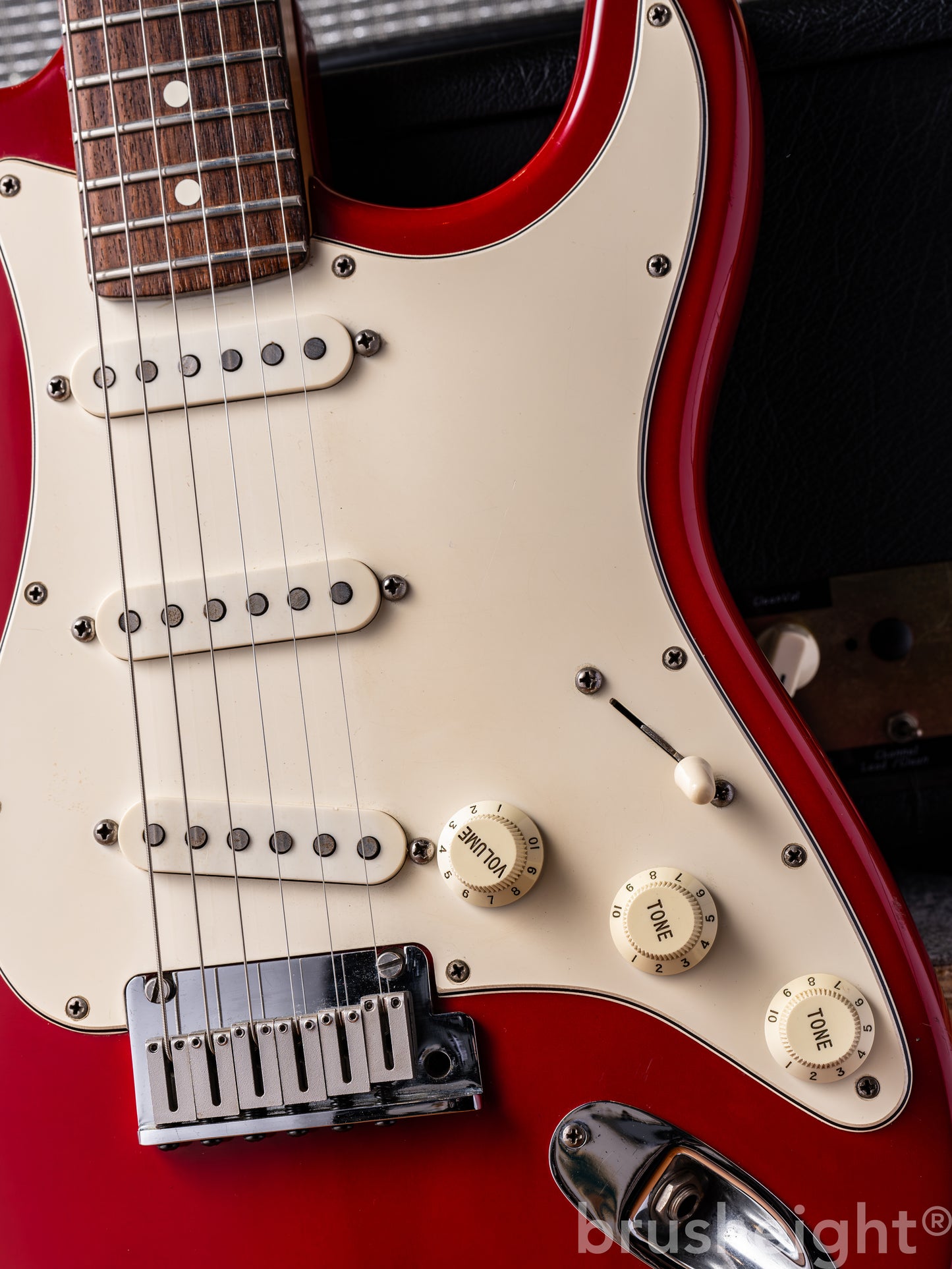 Fender USA American Standard 40th Anniversary  Stratocaster “Lipstick Red” 1994’s