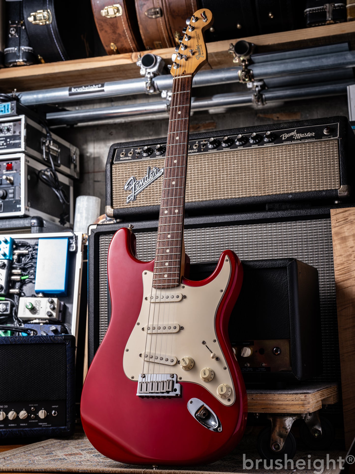 Fender USA American Standard 40th Anniversary  Stratocaster “Lipstick Red” 1994’s