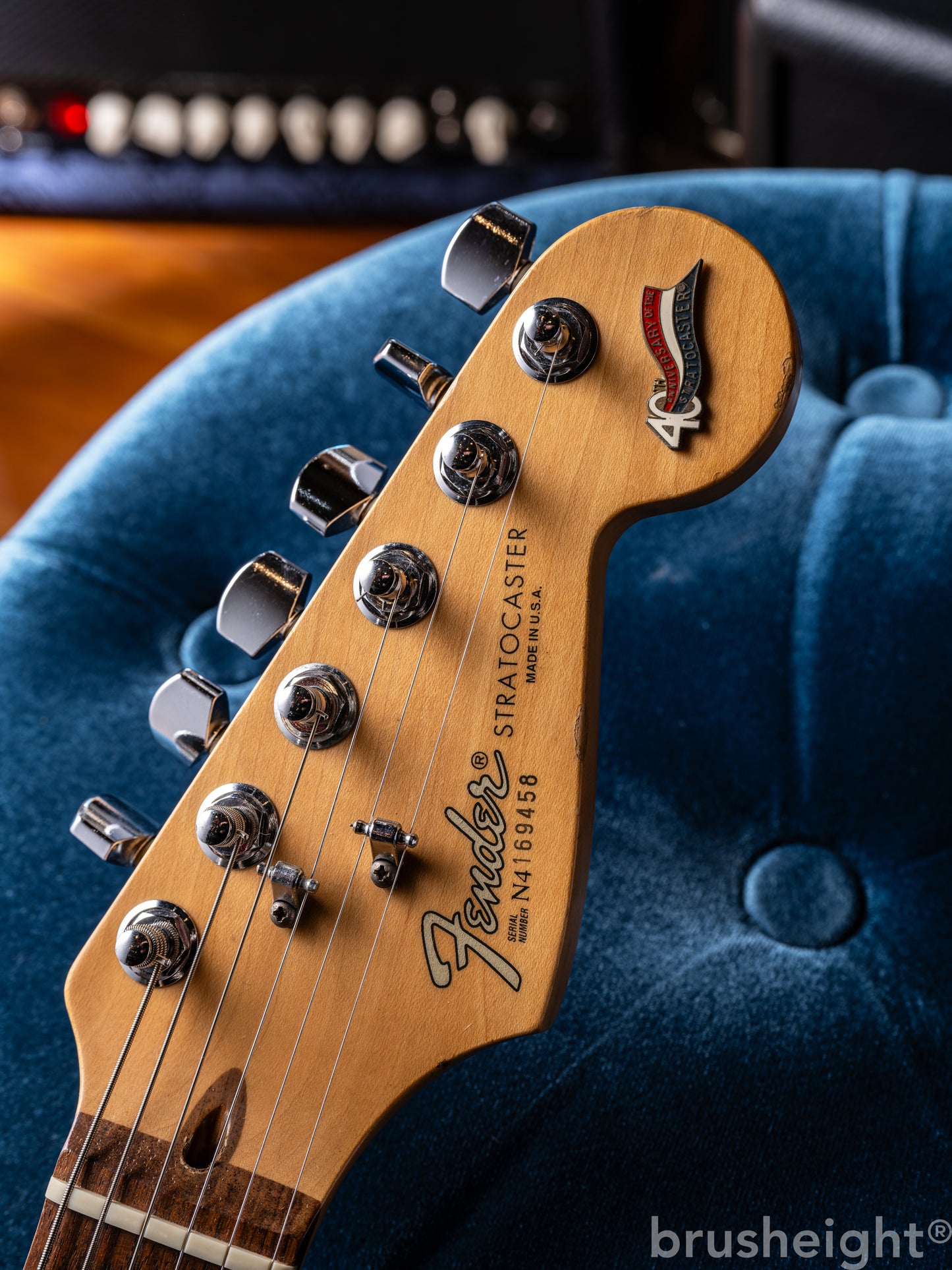 Fender USA American Standard 40th Anniversary  Stratocaster “Lipstick Red” 1994’s