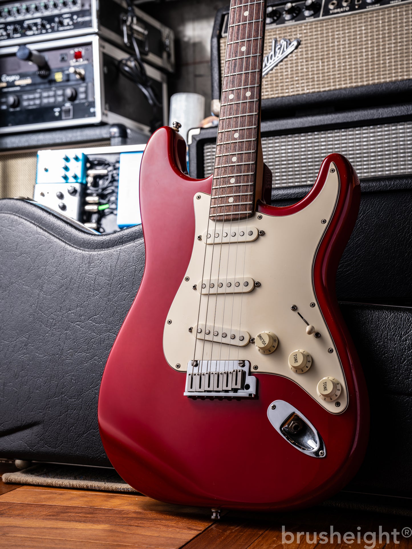 Fender USA American Standard 40th Anniversary  Stratocaster “Lipstick Red” 1994’s