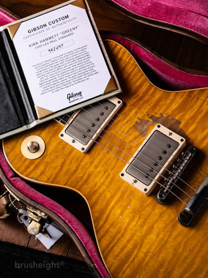 Gibson Custom Shop Kirk Hammett “Greeny” 1959 Les Paul Standard Murphy Lab Aged 2024’s