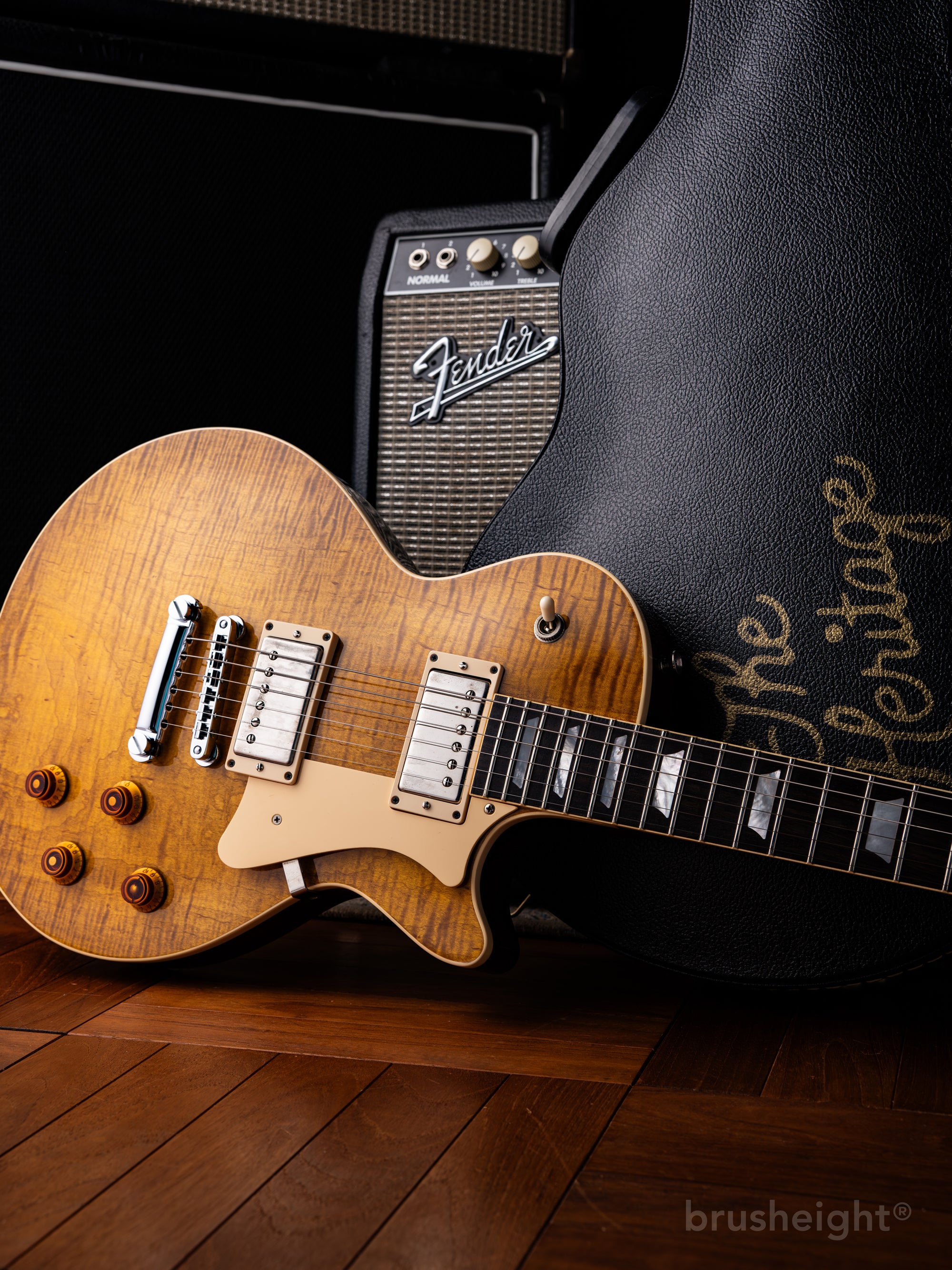 Heritage H-150 Classic Amber 2013's – brusheight