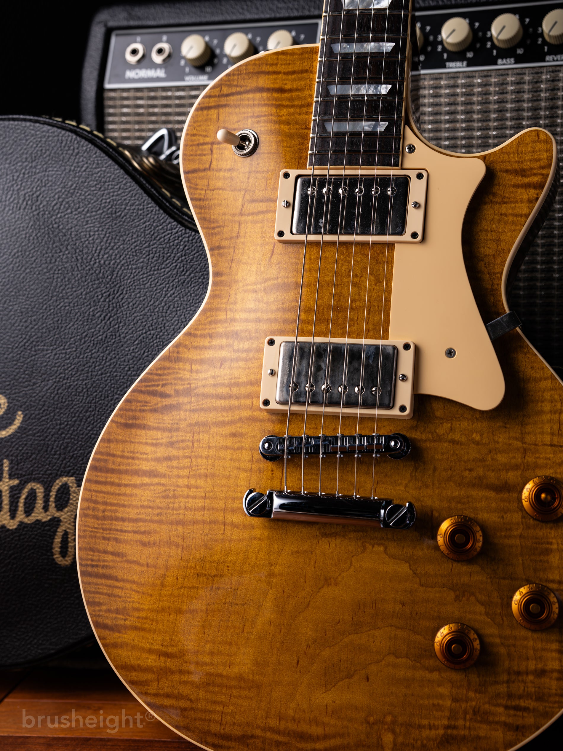 Heritage H-150 Classic Amber 2013's – brusheight