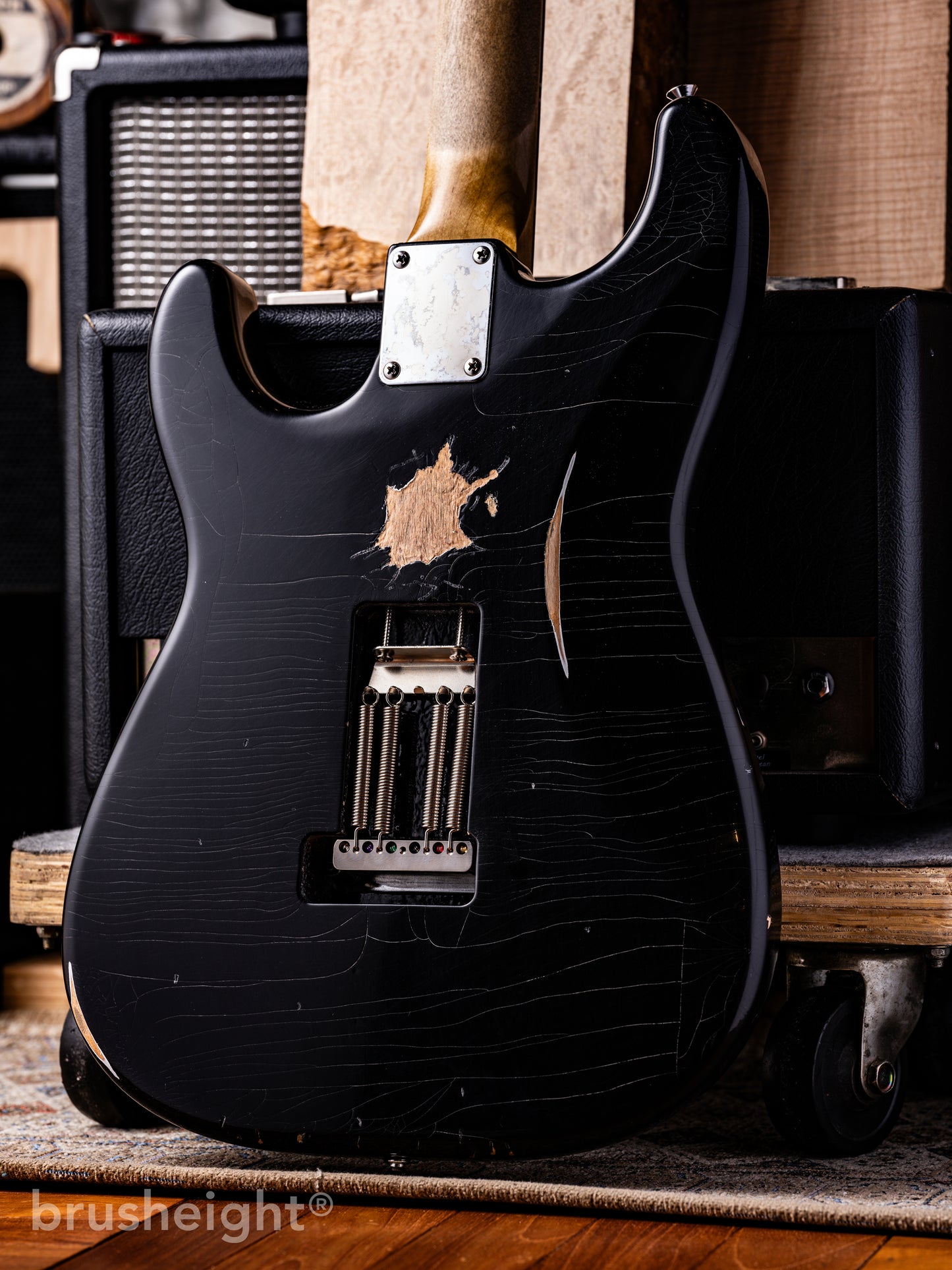Hsiu Guitar Workshop Type S “Light Aging" Black   #003