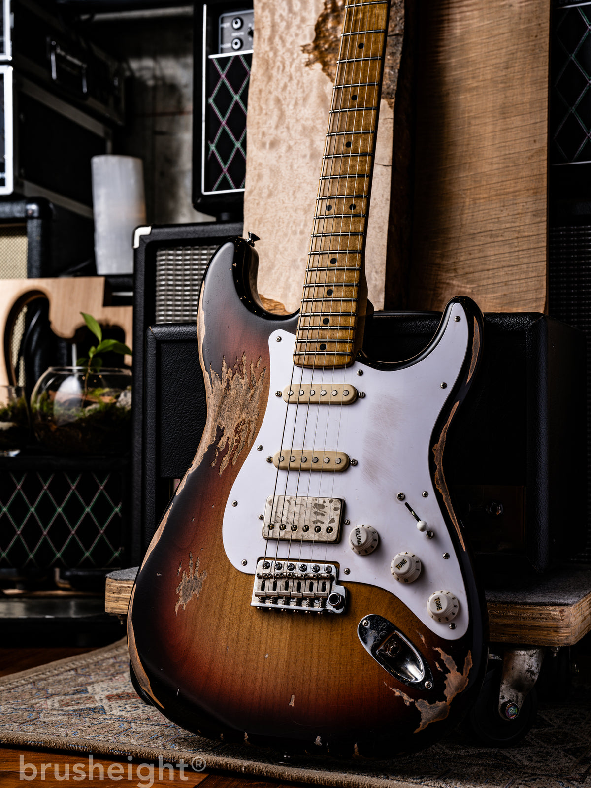 Hsiu Guitar Workshop Type S “Midium Aging" Sunburst #008 – brusheight