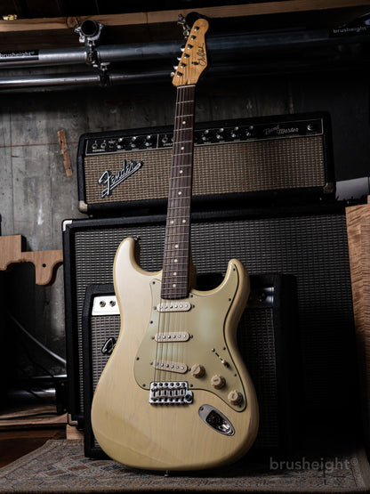 J.W. Black Guitars USA JWB-S  Ash 1 Piece Body  “Blonde” JWB-484 2021’s