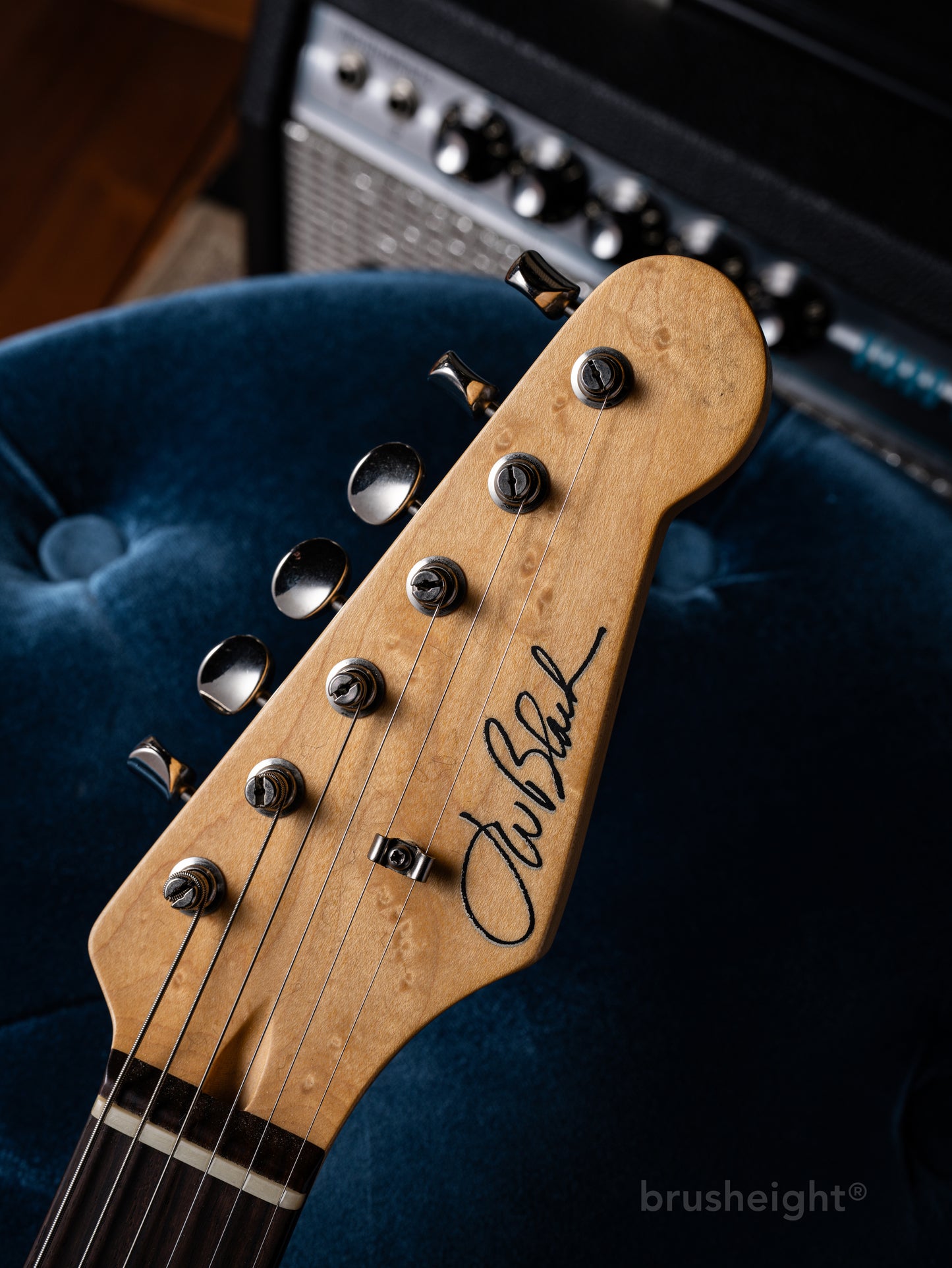 J.W. Black Guitars USA JWB-S  Ash 1 Piece Body  “Blonde” JWB-484 2021’s