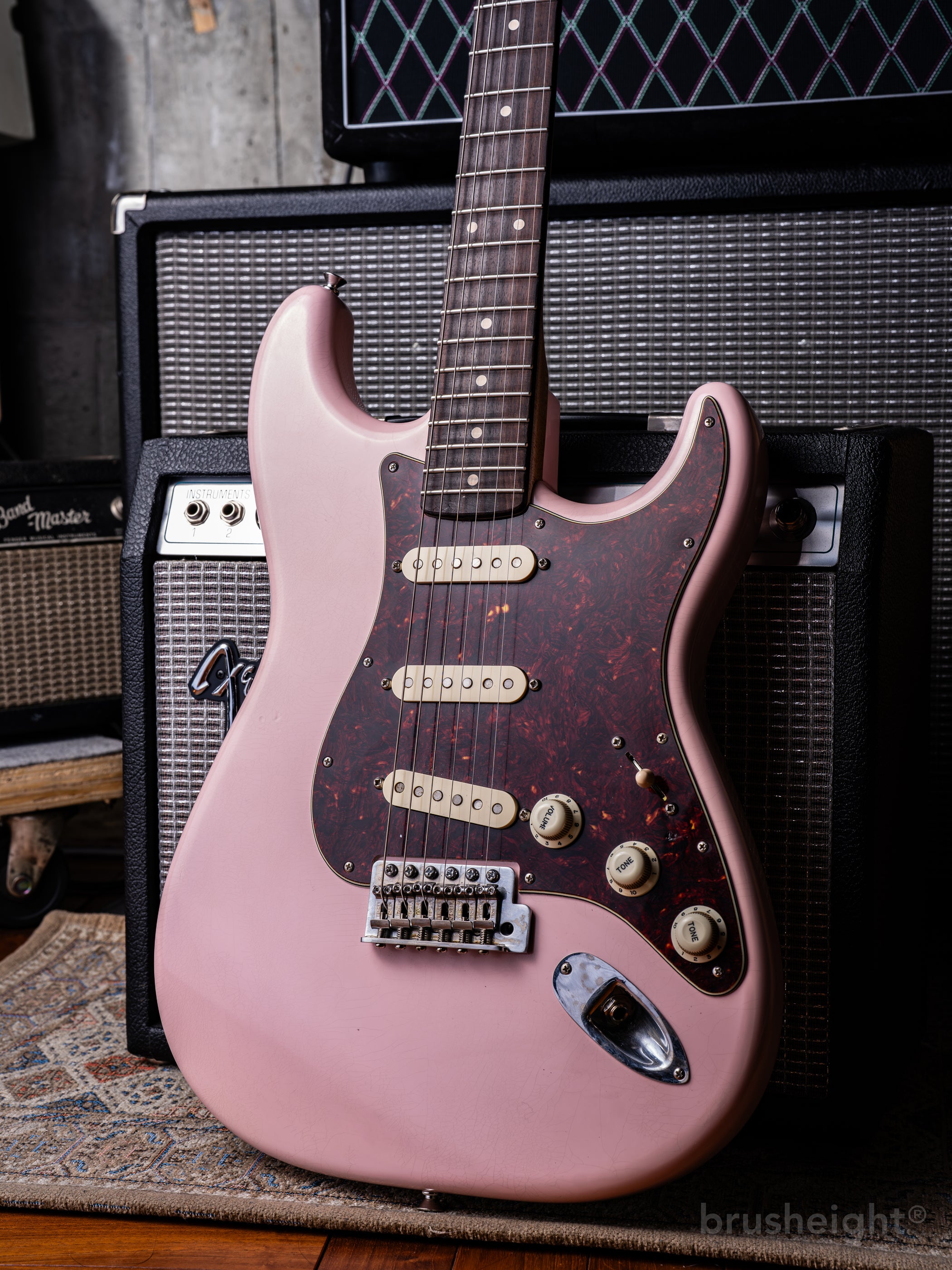 【オーダー受付】Hsiu Guitar Workshop Type S  KEIPHER BEATS Model “Neu” – Shell Pink #002