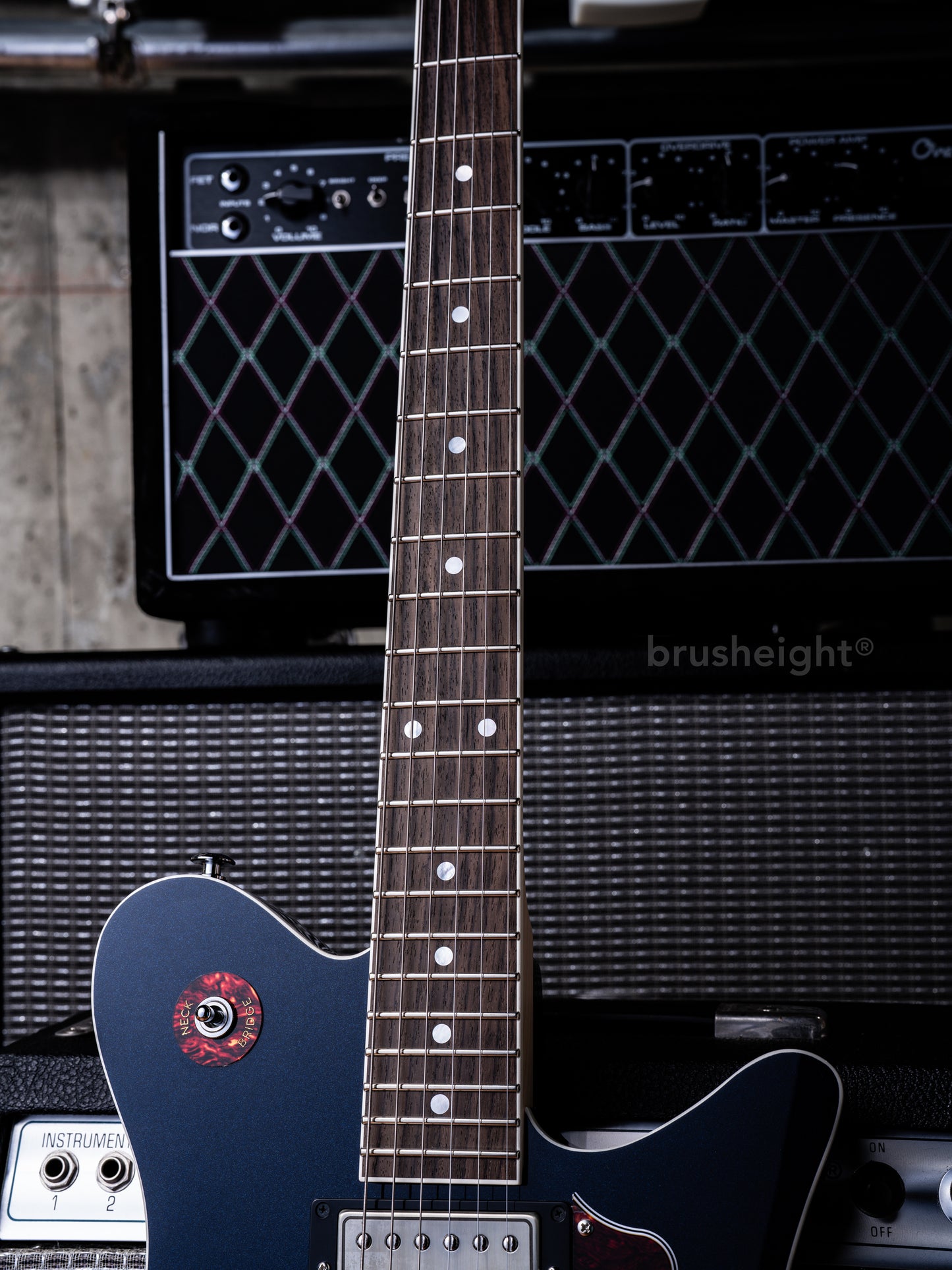 OOPEGG Supreme Collection Trailbreaker Mark-2 w.Tremolo “Midnight Blue Metallic” Brush eight Selected