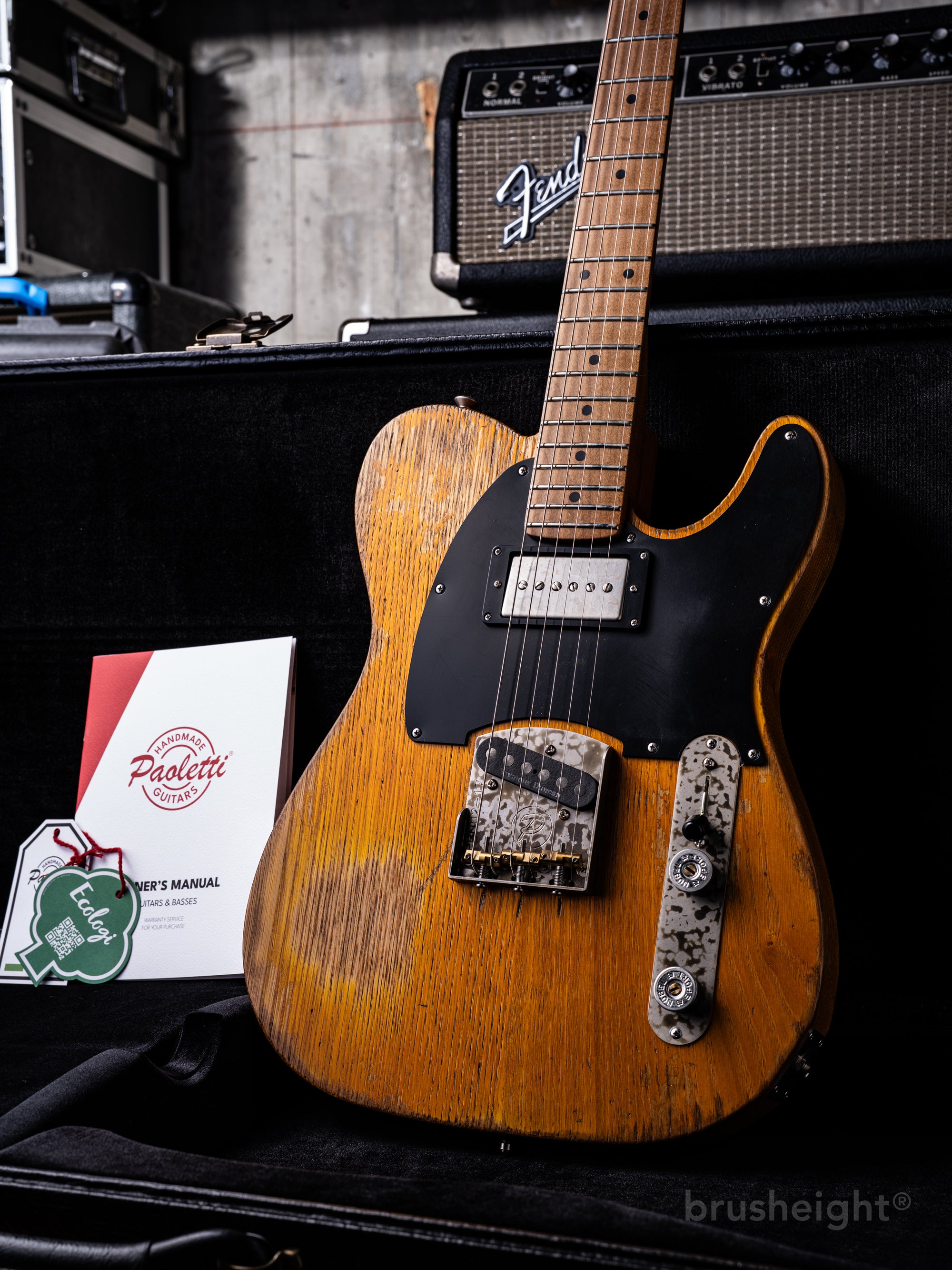Paoletti Guitars Nancy Loft SP90 - 131 Butterscotch - Terry Reid Limited Edition