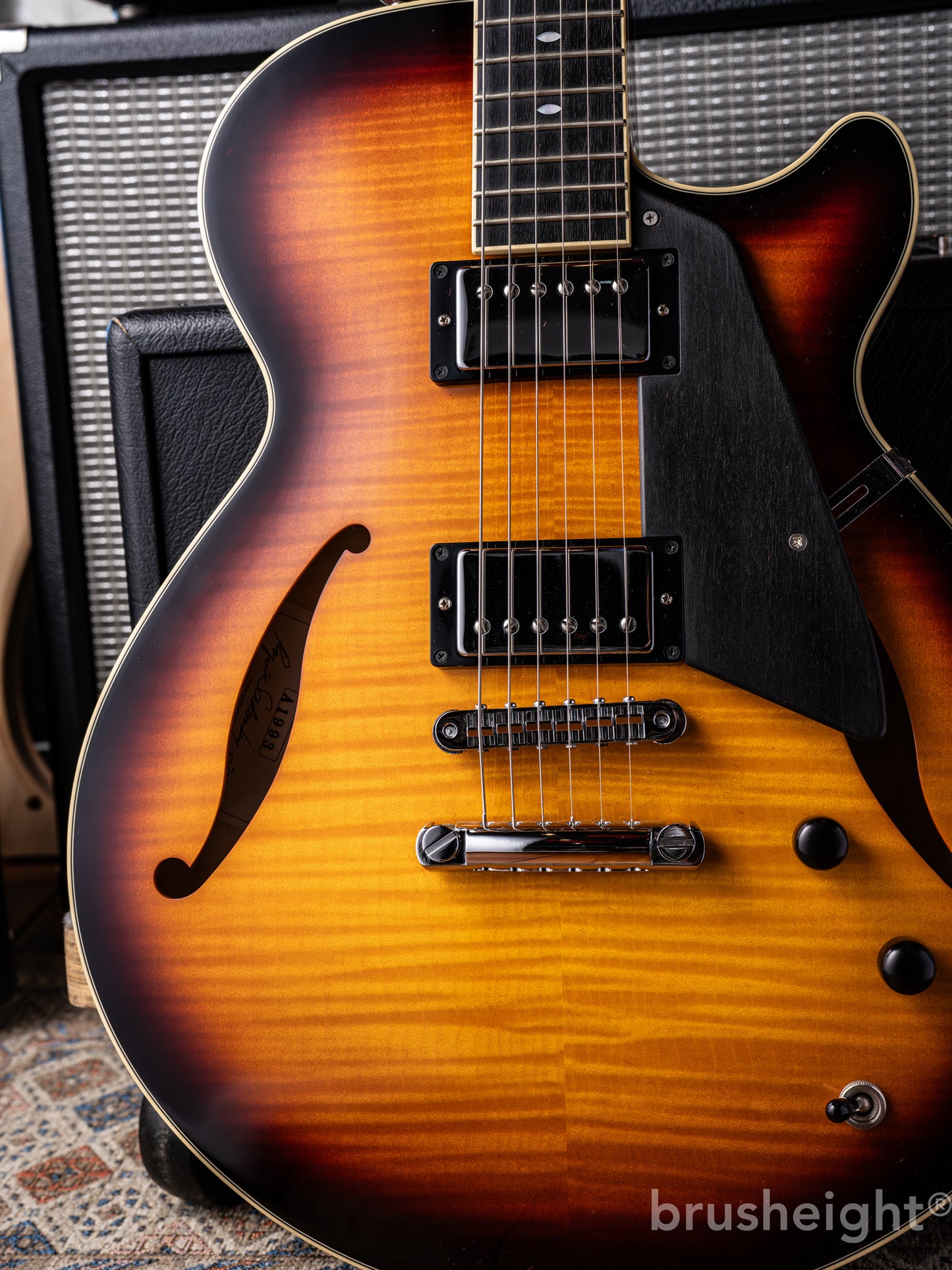 Sadowsky Guitars Semi Hollow Model  "TCB" Tobacco Burst  #A1993  2021's