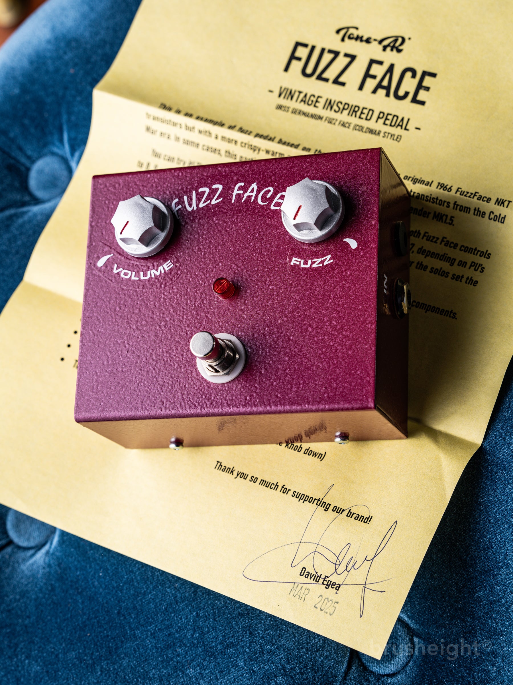 【ラスト1台の特別価格】Tone AR Fuzz Face (Square Face) Vintage Inspired Pedal “URSS Germanium”