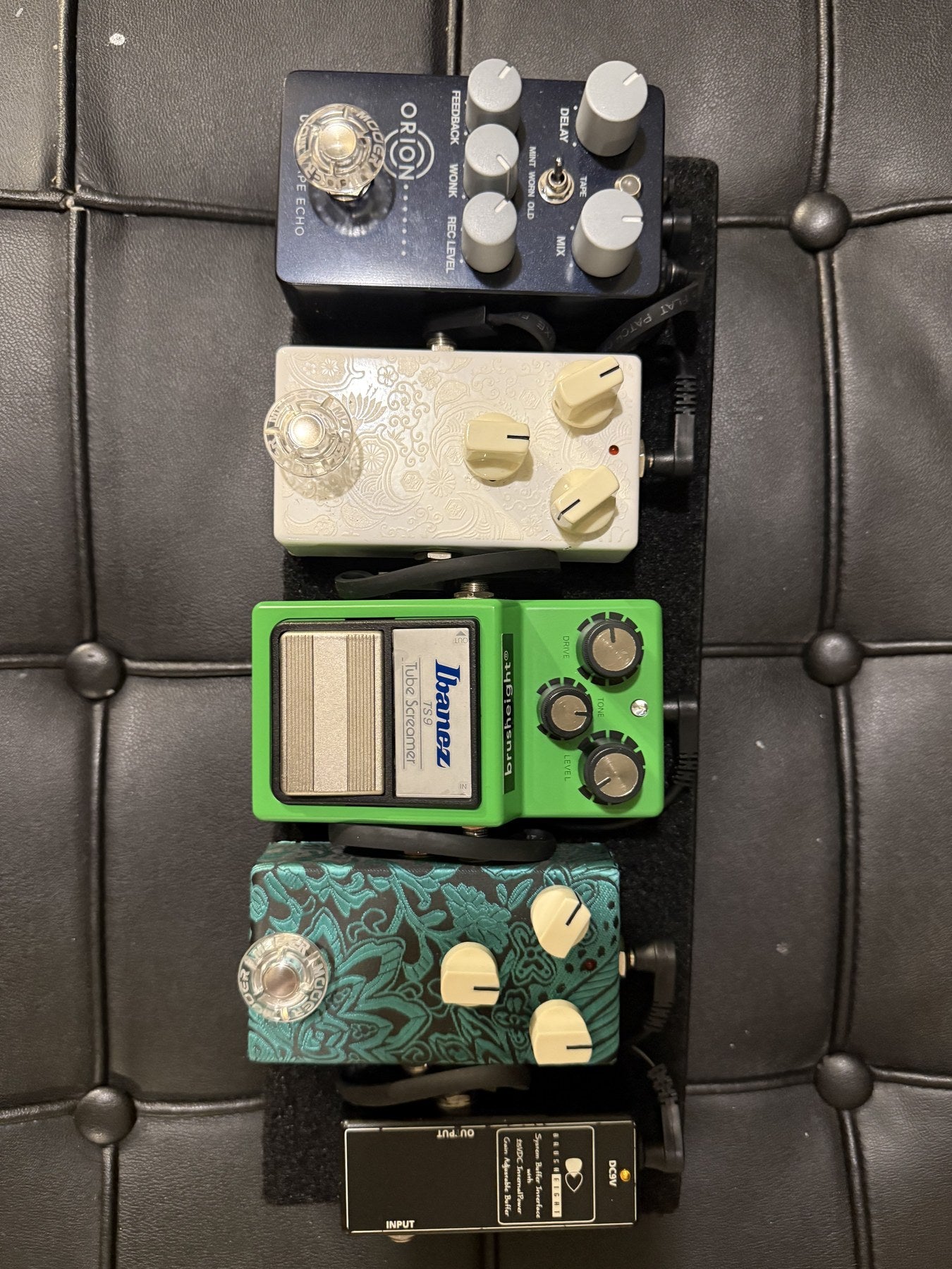 K.K.様の使用機材：Drive X Series / TS9 MOD / Buffer